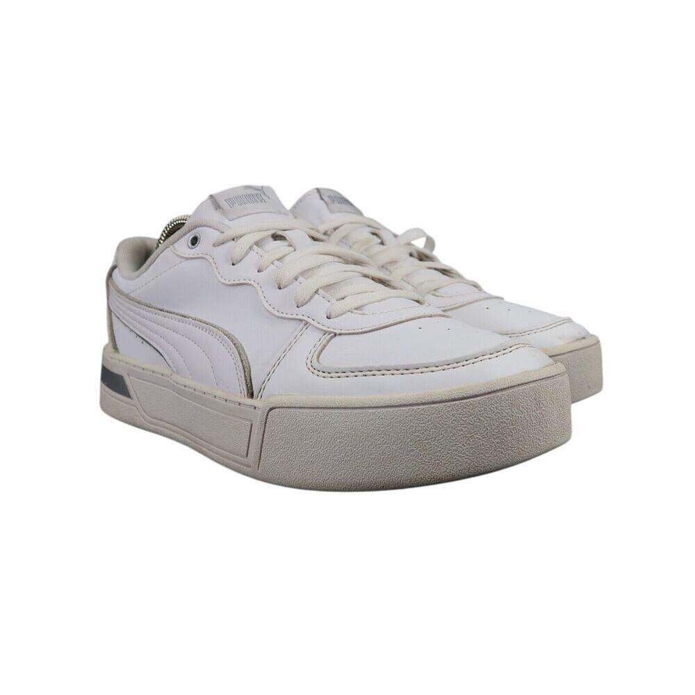 Puma Shoes Womens 8.5 Sneakers Casual Leather Platform Lifestyle Trainers White